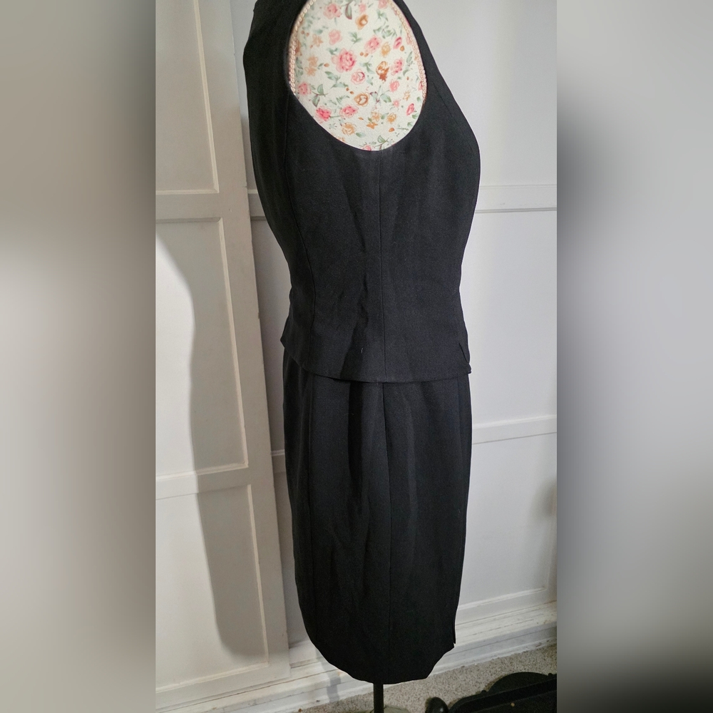 Jones New York Black Dress Size 8 - Picture 5 of 10